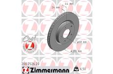 Brzdový kotouč ZIMMERMANN 200.2526.20