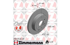 Brzdový kotouč ZIMMERMANN 200.2532.20