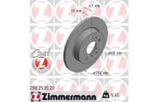 Brzdový kotúč ZIMMERMANN 200.2535.20