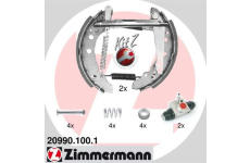 Sada brzdových čelistí ZIMMERMANN 20990.100.1