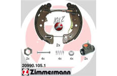 Sada brzdových čeľustí ZIMMERMANN 20990.105.1