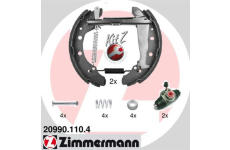 Sada brzdových čeľustí ZIMMERMANN 20990.110.4