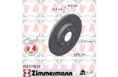 Brzdový kotouč ZIMMERMANN 250.5718.20
