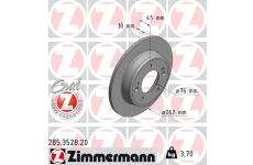 Brzdový kotouč ZIMMERMANN 285.3528.20