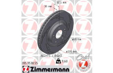 Brzdový kotouč ZIMMERMANN 285.3538.55