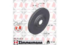 Brzdový kotouč ZIMMERMANN 285.3548.20