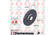 Brzdový kotouč ZIMMERMANN 300.2094.20