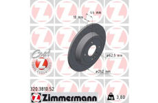 Brzdový kotouč ZIMMERMANN 320.3810.52