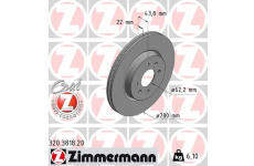 Brzdový kotúč ZIMMERMANN 320.3818.20