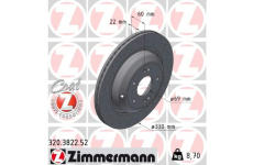 Brzdový kotouč ZIMMERMANN 320.3822.52