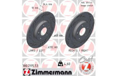 Brzdový kotouč ZIMMERMANN 380.2115.53