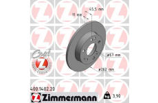 Brzdový kotouč ZIMMERMANN 400.1402.20