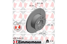 Brzdový kotouč ZIMMERMANN 400.1404.20