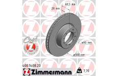 Brzdový kotouč ZIMMERMANN 400.1408.20