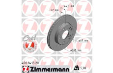 Brzdový kotouč ZIMMERMANN 400.1413.20