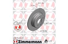 Brzdový kotouč ZIMMERMANN 400.1420.20