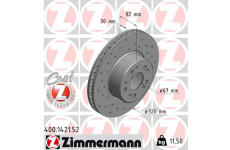 Brzdový kotouč ZIMMERMANN 400.1421.52