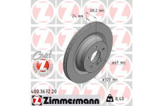 Brzdový kotouč ZIMMERMANN 400.3672.20