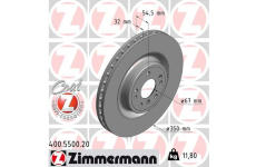 Brzdový kotouč ZIMMERMANN 400.5500.20