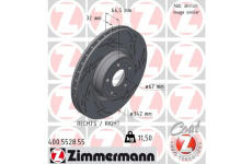 Brzdový kotouč ZIMMERMANN 400.5528.55