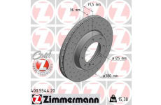 Brzdový kotouč ZIMMERMANN 400.5544.20