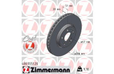 Brzdový kotúč ZIMMERMANN 400.5551.20