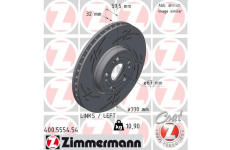 Brzdový kotouč ZIMMERMANN 400.5554.54