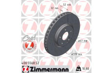 Brzdový kotúč ZIMMERMANN 400.5568.52