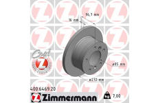 Brzdový kotúč ZIMMERMANN 400.6469.20