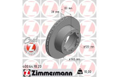 Brzdový kotouč ZIMMERMANN 400.6478.20