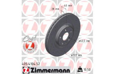 Brzdový kotouč ZIMMERMANN 405.4104.52