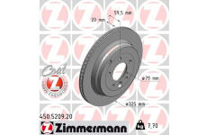 Brzdový kotúč ZIMMERMANN 450.5209.20