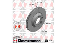 Brzdový kotouč ZIMMERMANN 460.4504.20