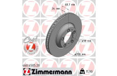 Brzdový kotouč ZIMMERMANN 460.4505.20