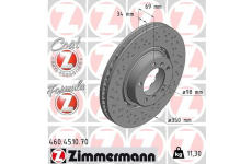 Brzdový kotouč ZIMMERMANN 460.4510.70