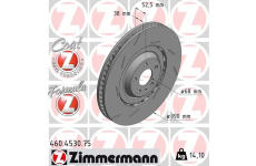 Brzdový kotouč ZIMMERMANN 460.4530.75