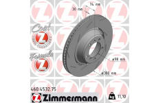 Brzdový kotouč ZIMMERMANN 460.4532.75