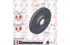 Brzdový kotouč ZIMMERMANN 460.4541.75