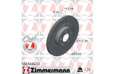 Brzdový kotouč ZIMMERMANN 550.5604.52