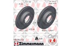 Brzdový kotúč ZIMMERMANN 590.2847.53