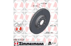 Brzdový kotouč ZIMMERMANN 600.3271.20
