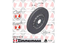 Brzdový kotouč ZIMMERMANN 600.3272.70