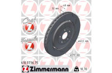 Brzdový kotouč ZIMMERMANN 610.3736.75