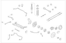Zavěżení kola DELPHI OE-FORD-000003883-R