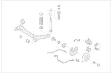Zavěżení kola DELPHI OE-VW-000015494-R