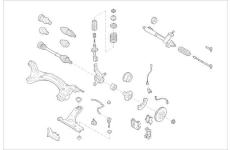 Zavěżení kola DELPHI OE-VW-000015147-F