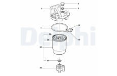Palivový filtr DELPHI 5822075