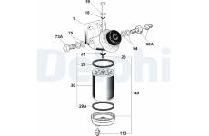 Palivový filtr DELPHI 6260B615B