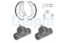 Sada brzdových čelistí DELPHI 927