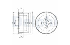 Brzdový buben DELPHI BF411